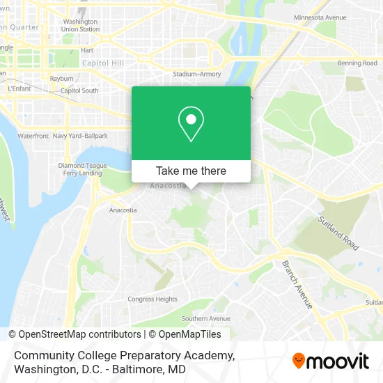 Community College Preparatory Academy map