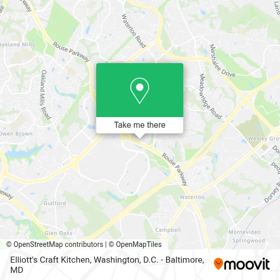 Elliott's Craft Kitchen map