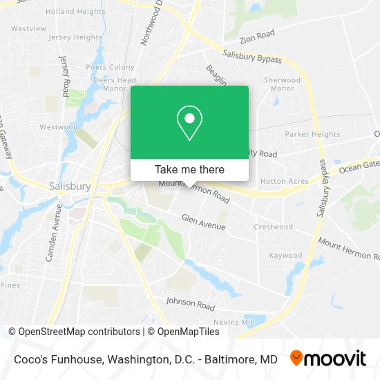Coco's Funhouse map