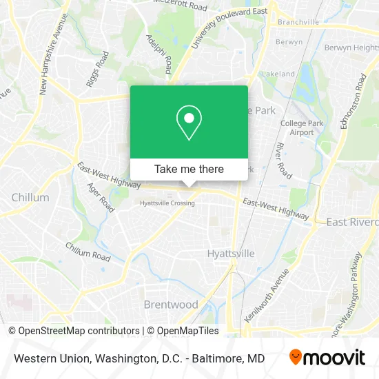 Western Union map