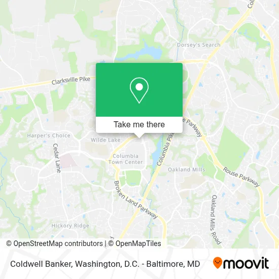 Coldwell Banker map
