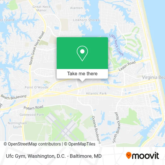 Ufc Gym map