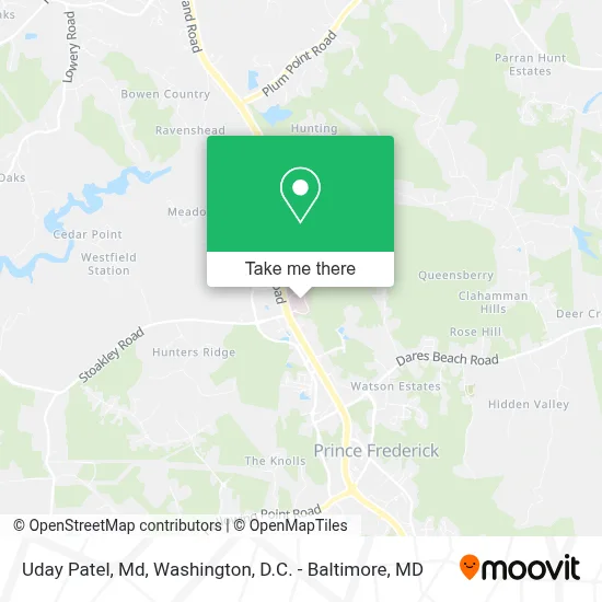 Uday Patel, Md map