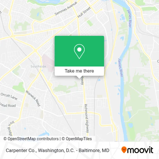 Carpenter Co. map