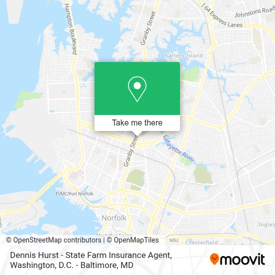Dennis Hurst - State Farm Insurance Agent map