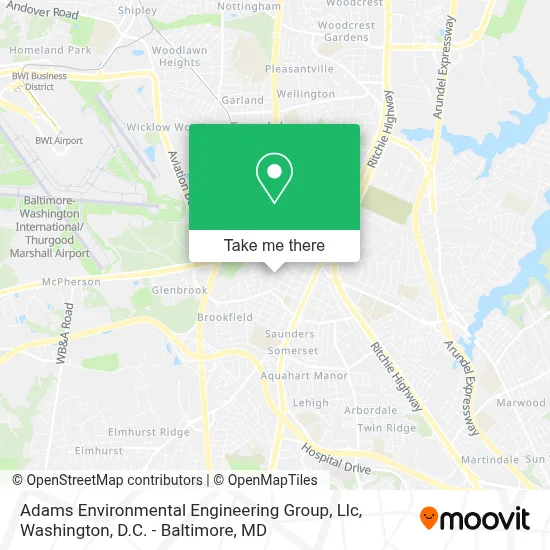 Adams Environmental Engineering Group, Llc map