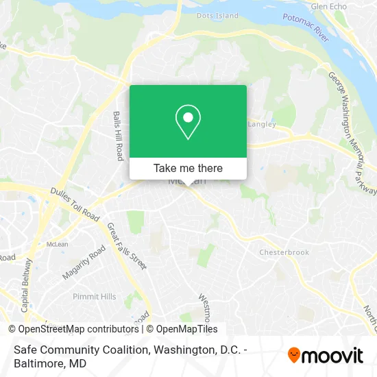 Safe Community Coalition map