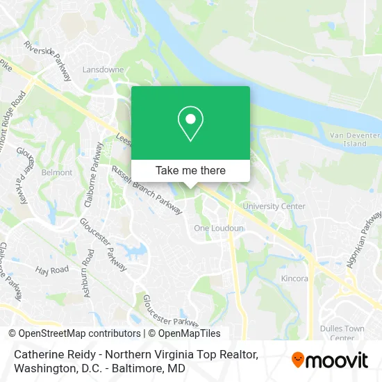Catherine Reidy - Northern Virginia Top Realtor map