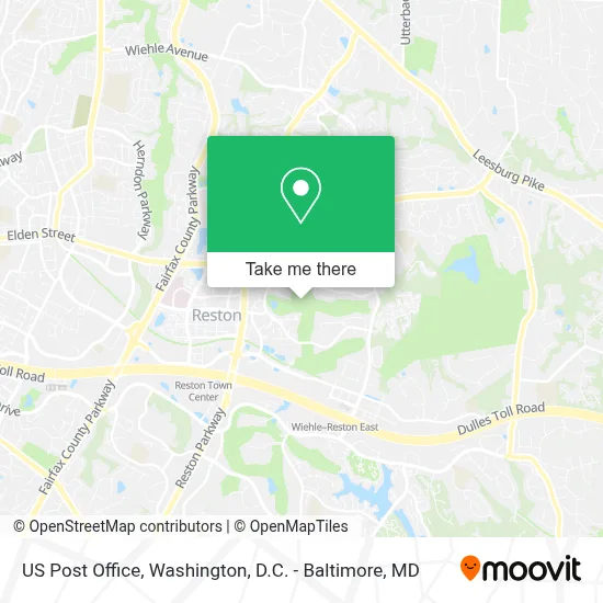 Us Post Office map