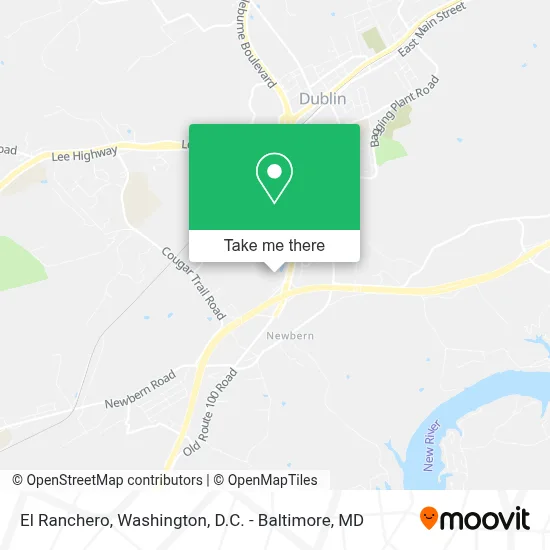 El Ranchero map