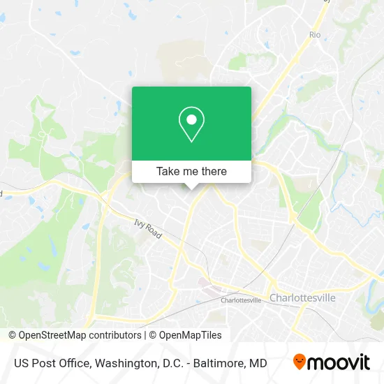 Us Post Office map
