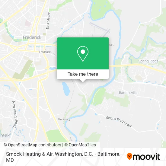 Smock Heating & Air map