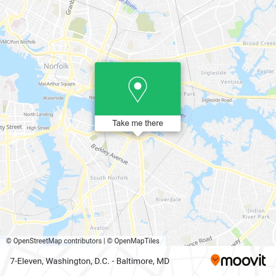 7-Eleven map