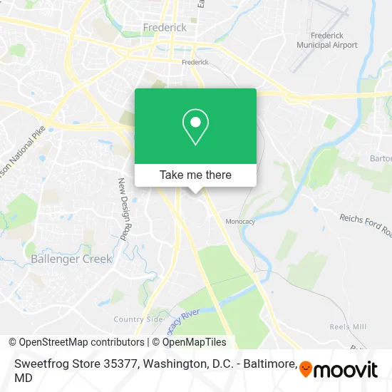 Sweetfrog Store 35377 map