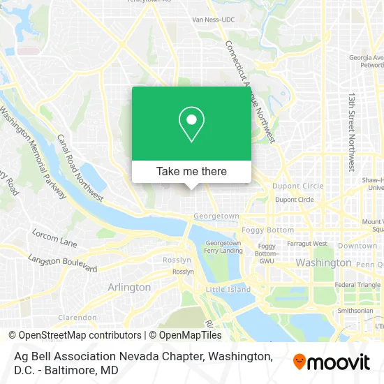 Ag Bell Association Nevada Chapter map