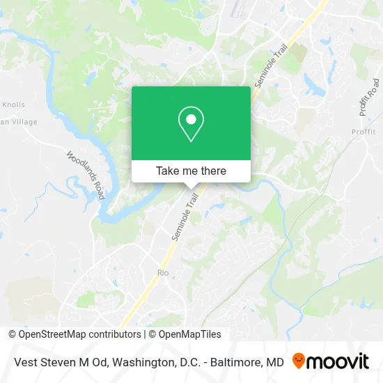Vest Steven M Od map