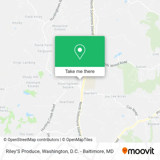 Riley’S Produce map