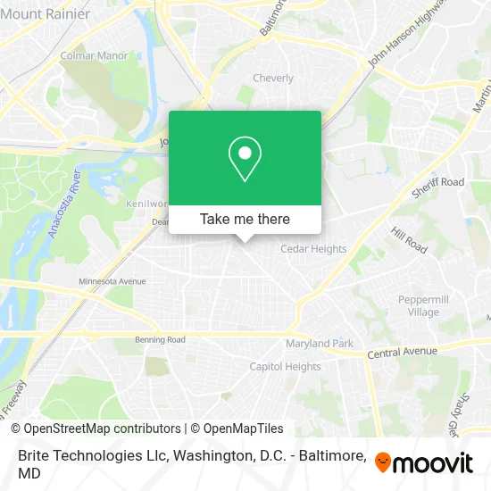 Brite Technologies Llc map