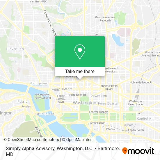 Simply Alpha Advisory map