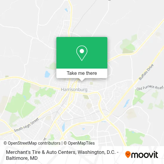 Merchant's Tire & Auto Centers map