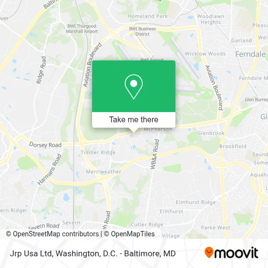 Jrp Usa Ltd map