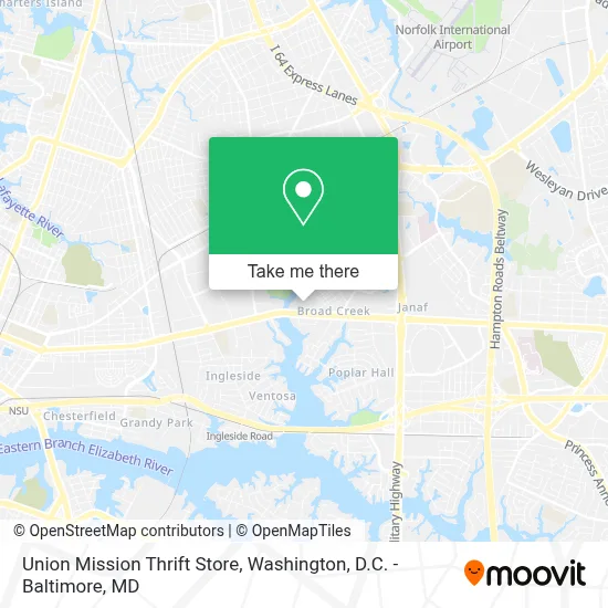 Union Mission Thrift Store map