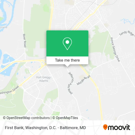 First Bank map