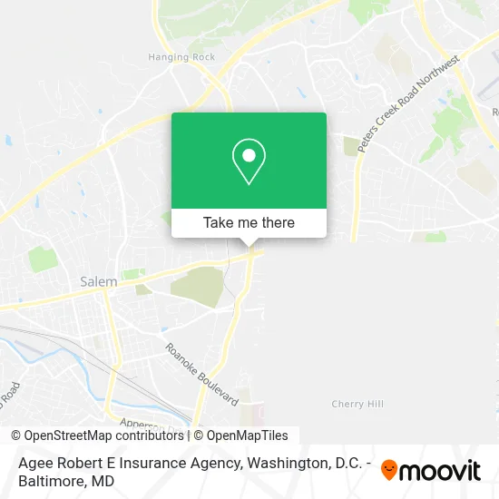 Agee Robert E Insurance Agency map
