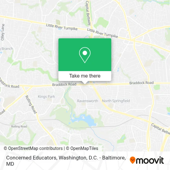 Concerned Educators map