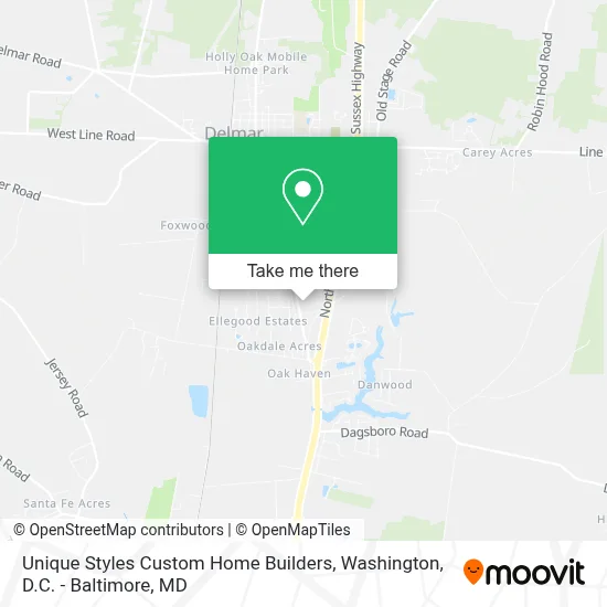 Unique Styles Custom Home Builders map
