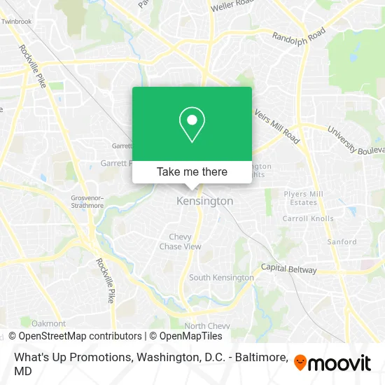 What's Up Promotions map