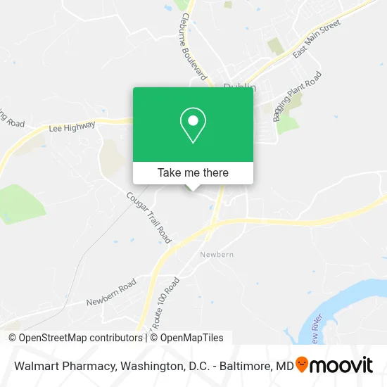 Walmart Pharmacy map