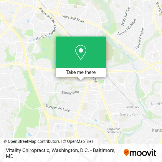 Vitality Chiropractic map