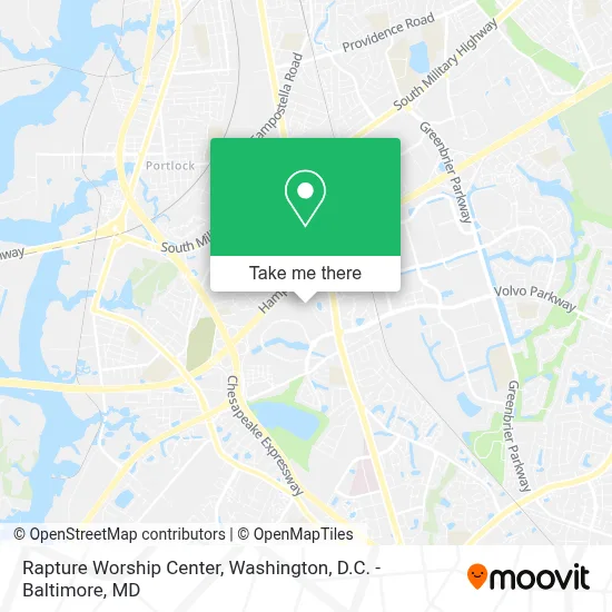 Rapture Worship Center map