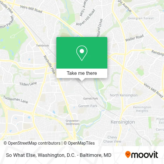 So What Else map