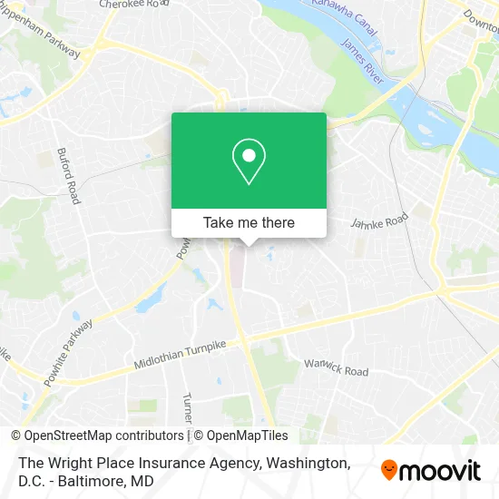 The Wright Place Insurance Agency map