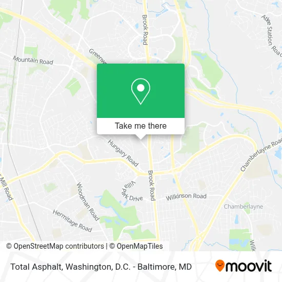 Total Asphalt map