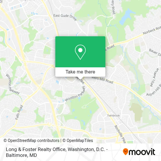 Long & Foster Realty Office map