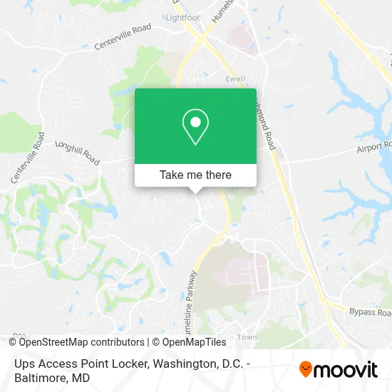 Ups Access Point Locker map