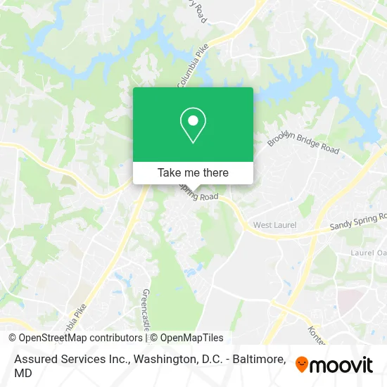 Assured Services Inc. map