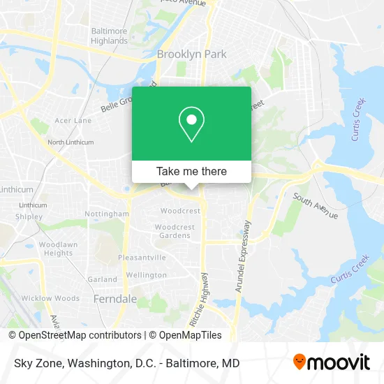 Sky Zone map