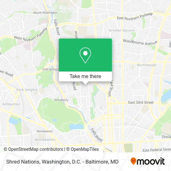 Shred Nations map