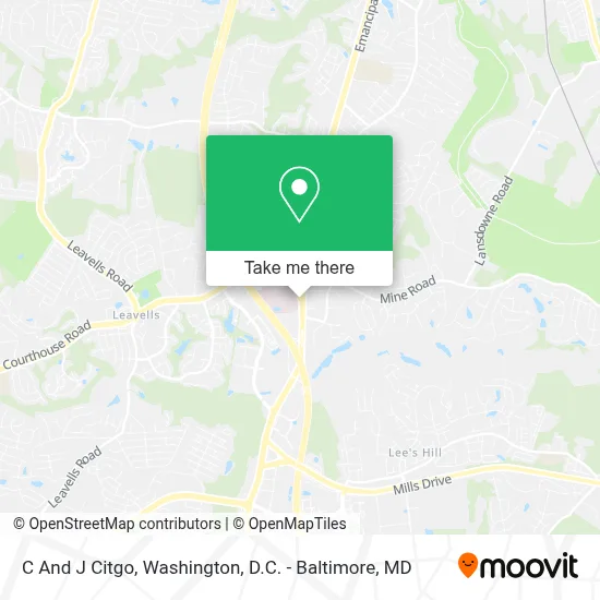 C And J Citgo map