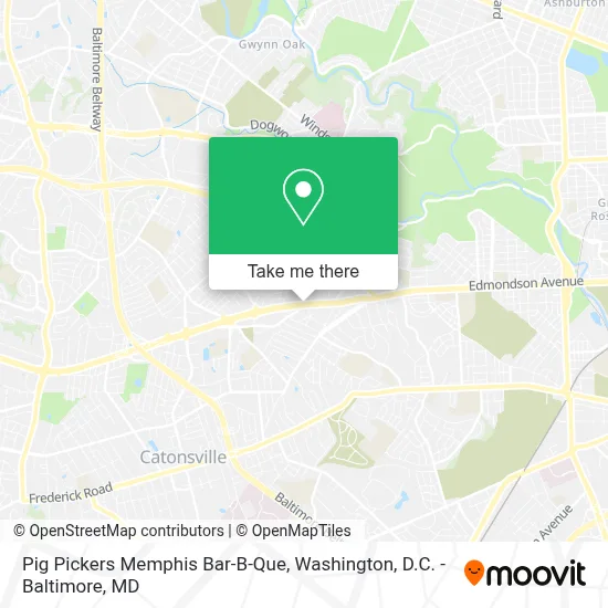 Pig Pickers Memphis Bar-B-Que map