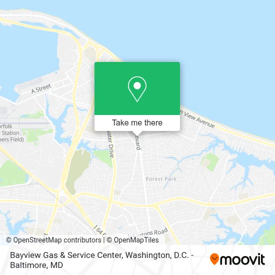 Bayview Gas & Service Center map