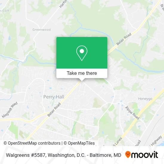 Walgreens #5587 map