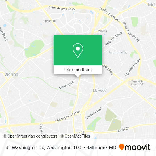 Jil Washington Dc map