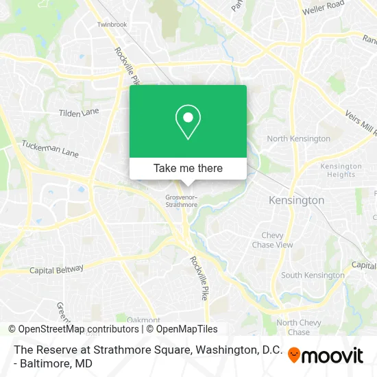 The Reserve at Strathmore Square map