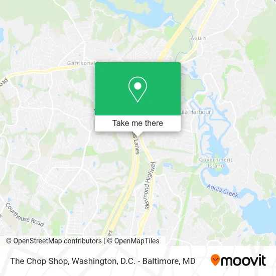 The Chop Shop map
