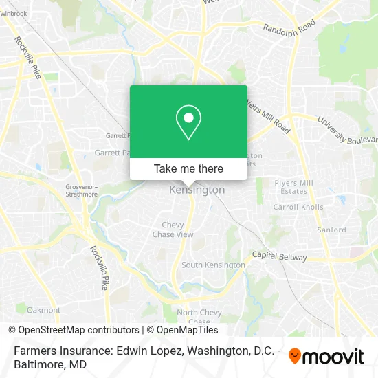Farmers Insurance: Edwin Lopez map